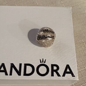 Pandora Silver 'Merry Christmas' Charm